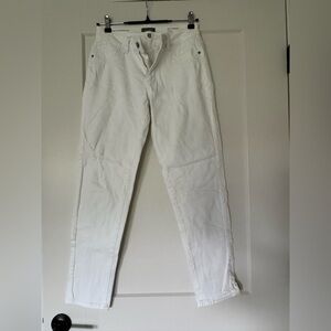 DL1961 Classic White Jeans Riley Straight Leg Boyfriend Size 25